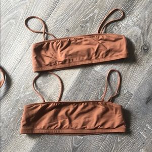 Minimale animale top in coconut